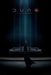 Timothee Chalamet as Paul Atreides in the Dune film series