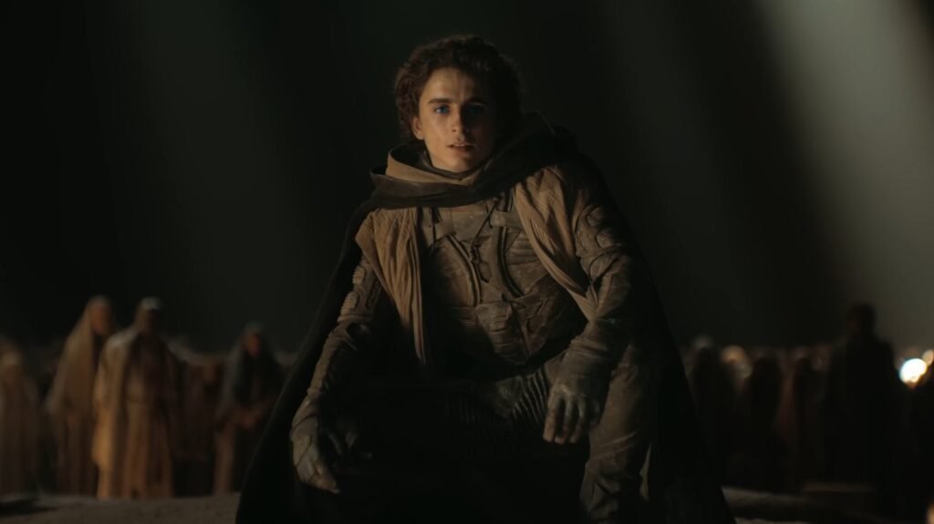 Timothee Chalamet as Paul Atreides in Dune Part 