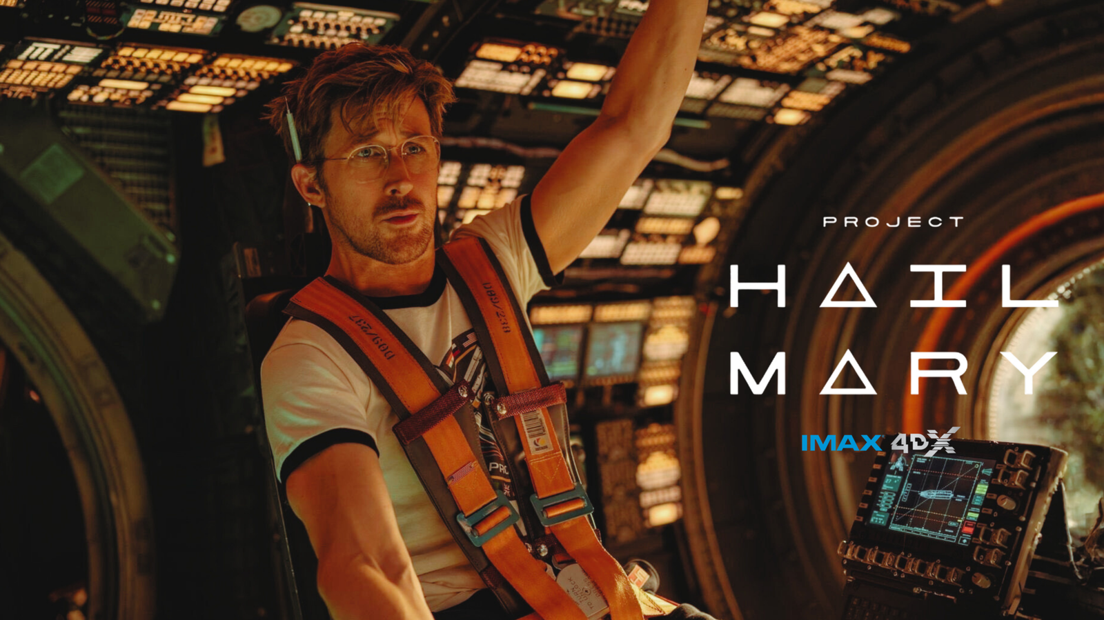 Ryan Gosling as Ryland Grace in Project Hail Mary sci-fi space survival movie