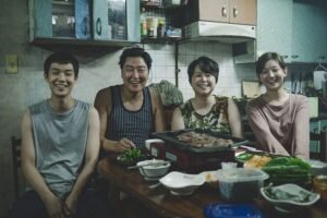 Parasite (2019) Review and Breakdown: Bong Joon-ho’s Brilliant Social Thriller Explained 3 The Kim family in Bong Joon-ho’s Parasite representing social inequality and class struggle