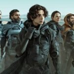 Timothee Chalamet as Paul Atreides on the desert planet Arrakis in Denis Villeneuve's Dune (2021)